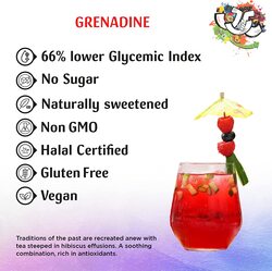 Just Chill Drinks Co. Grenadine Syrup, Made From 100% Real Fruit Extract, 1 Litre